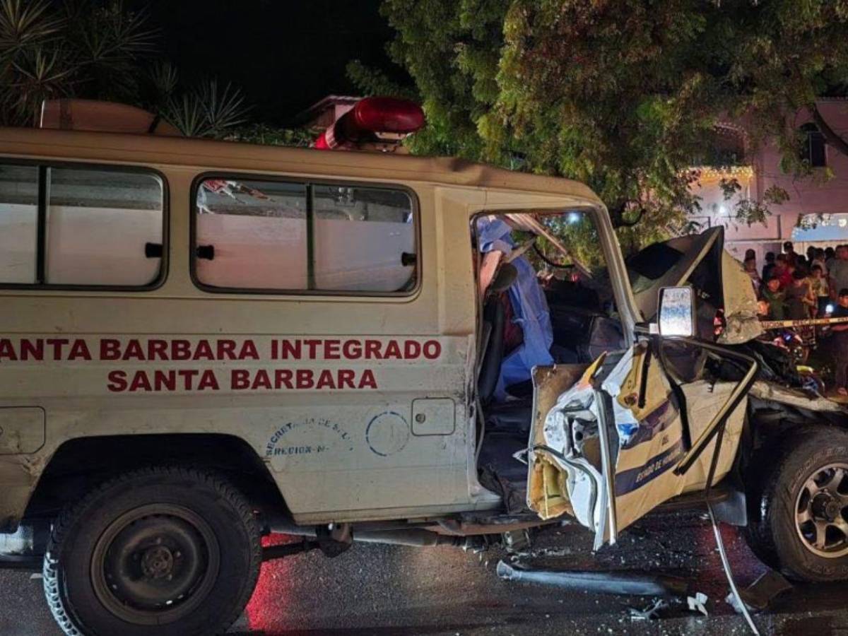 Kennet Sabillón murió luego de que ambulancia se estrellara tras accidente en Santa Bárbara