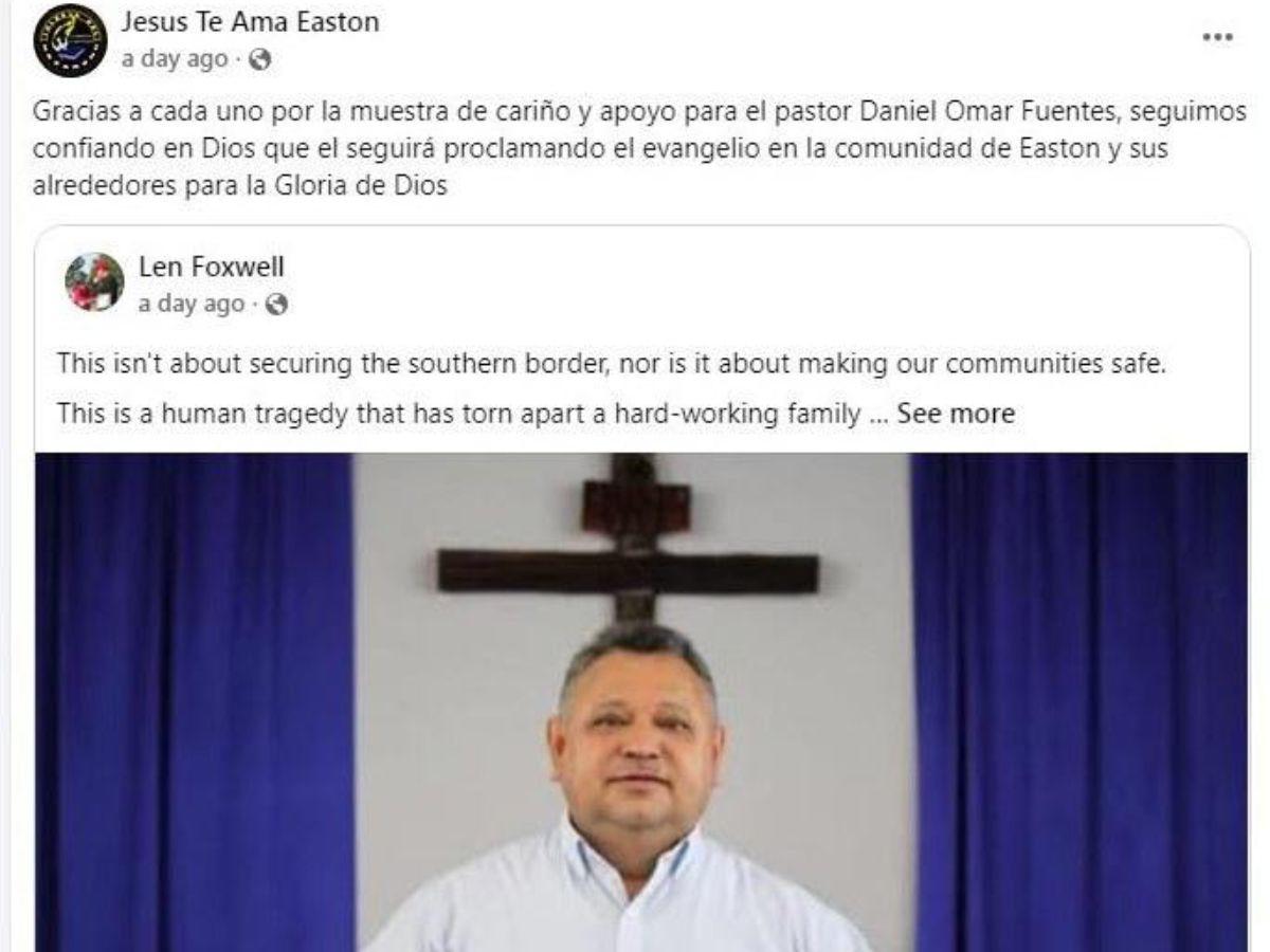 Daniel Fuentes, pastor hondureño, capturado por el ICE: salía de una tienda cuando lo atraparon
