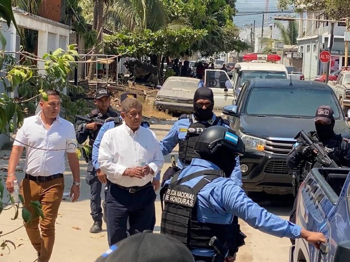 No tenemos nada que temer: Adán Fúnez al ser trasladado a La Ceiba por crimen de Juan López