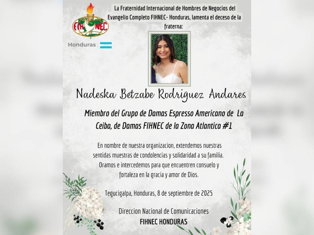 Espérame, mi niña: mensaje de pareja de Nadeska, atropellada en La Ceiba; se casó este año