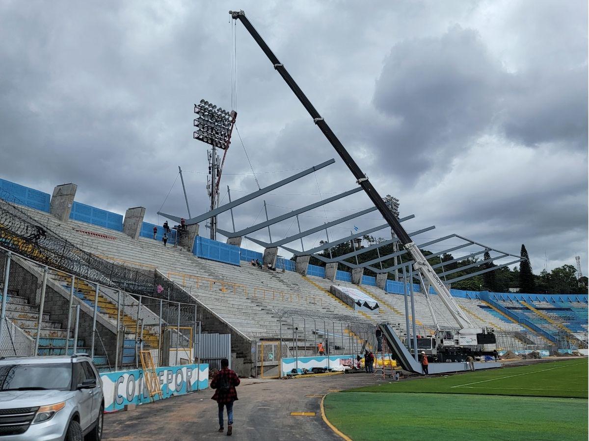 Así avanza remodelación en el estadio Nacional: Completa importante fase del techado