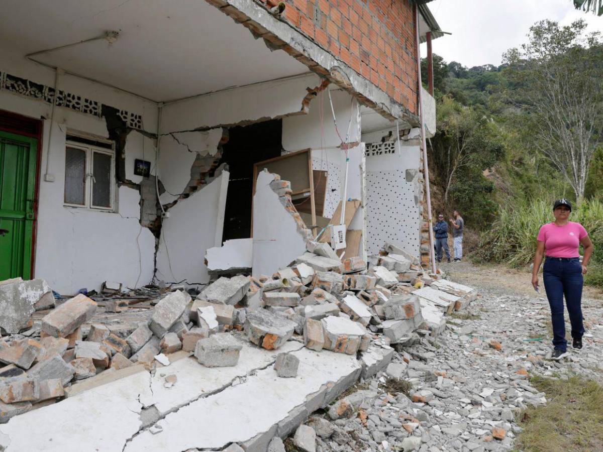 'Ayuda, SOS', el mensaje de campesinos colombianos damnificados por el terremoto