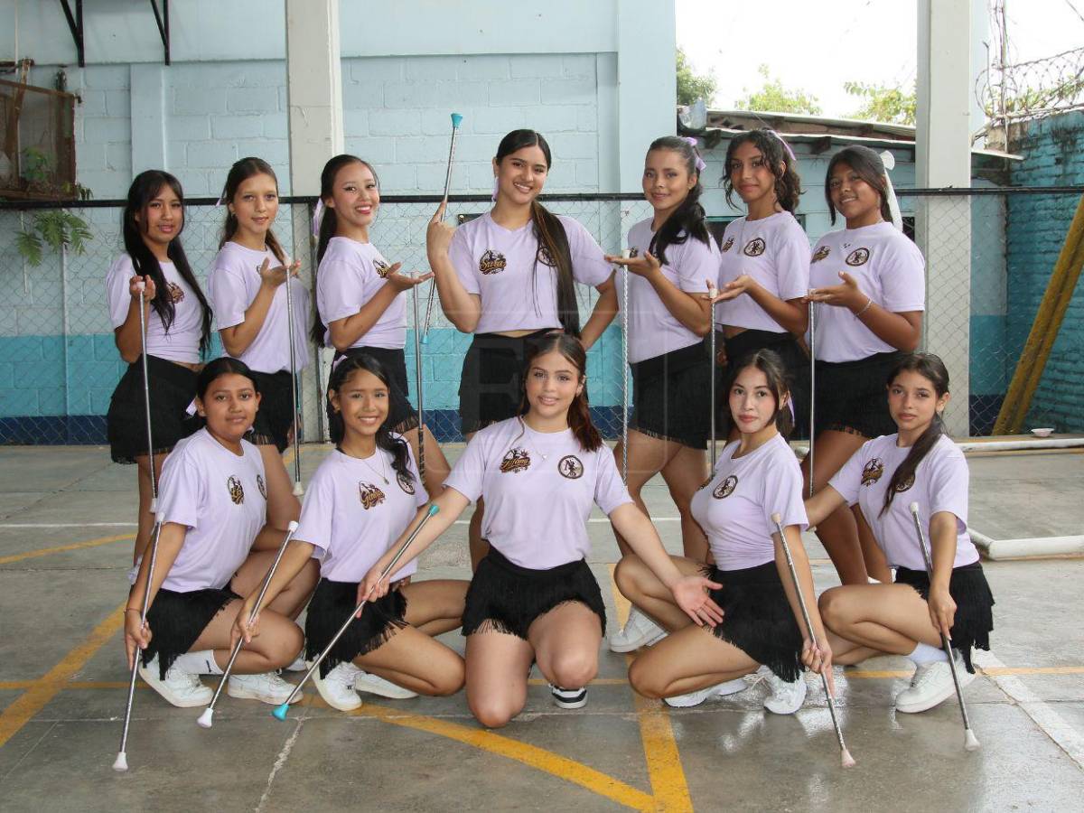 Encantadores ojos y  hermosas sonrisas: Así son las palillonas del Instituto Nueva Suyapa