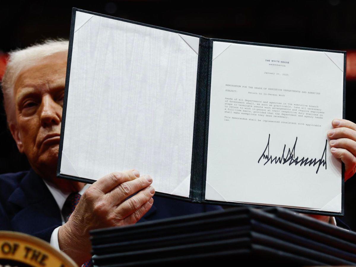 Ola de decretos ejecutivos: Las primeras medidas aprobadas por Trump tras su toma de posesión