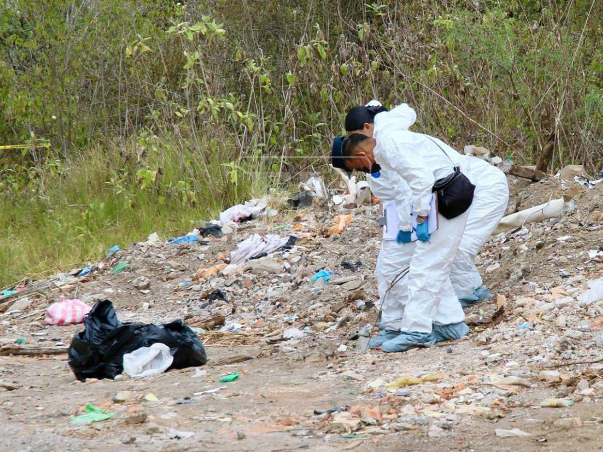 Embolsada y maniatada, hallan a una persona muerta en Nueva Aldea de la capital