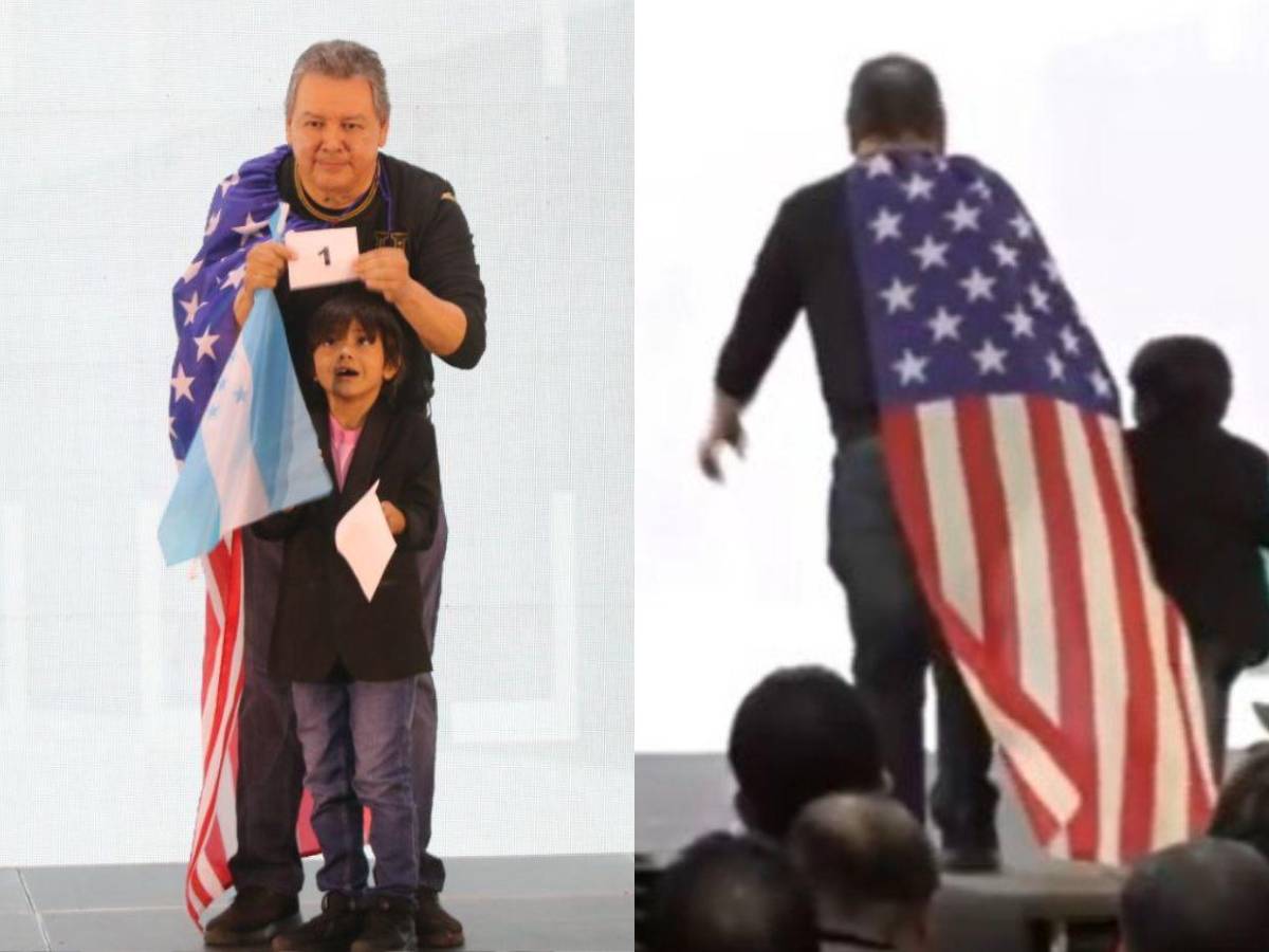 ¿Por qué Chano Rivera portó una bandera de EE UU en el sorteo de papeletas?