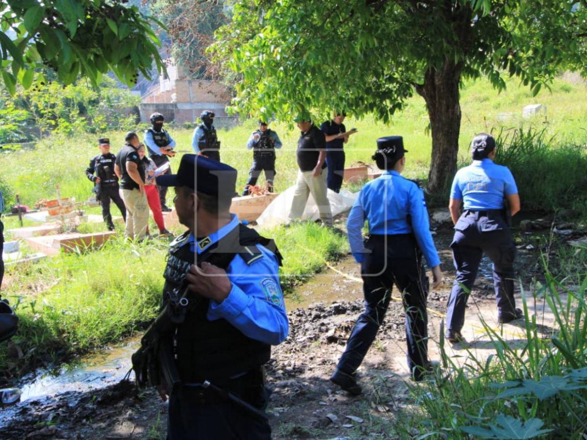 Lo que se sabe del cuerpo encontrado dentro de un pozo en un cementerio de la capital