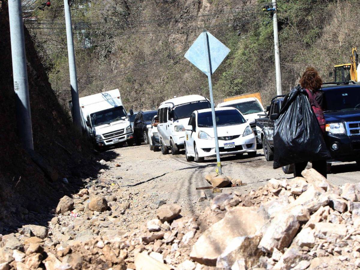 En fotos: así avanza ampliación de la carretera salida a Olancho en la capital