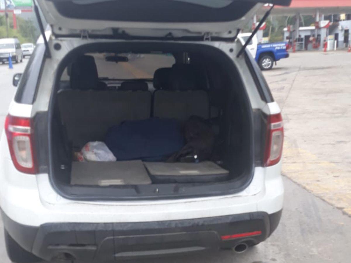 Capturan a un hombre que ocultaba cocaína en su camioneta en Copán