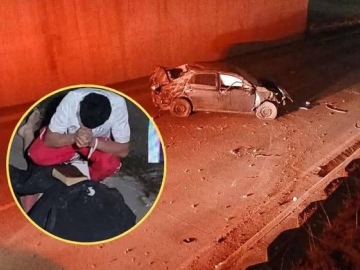 Con la Biblia en mano, muere hondureña en violento accidente en El Carrizal