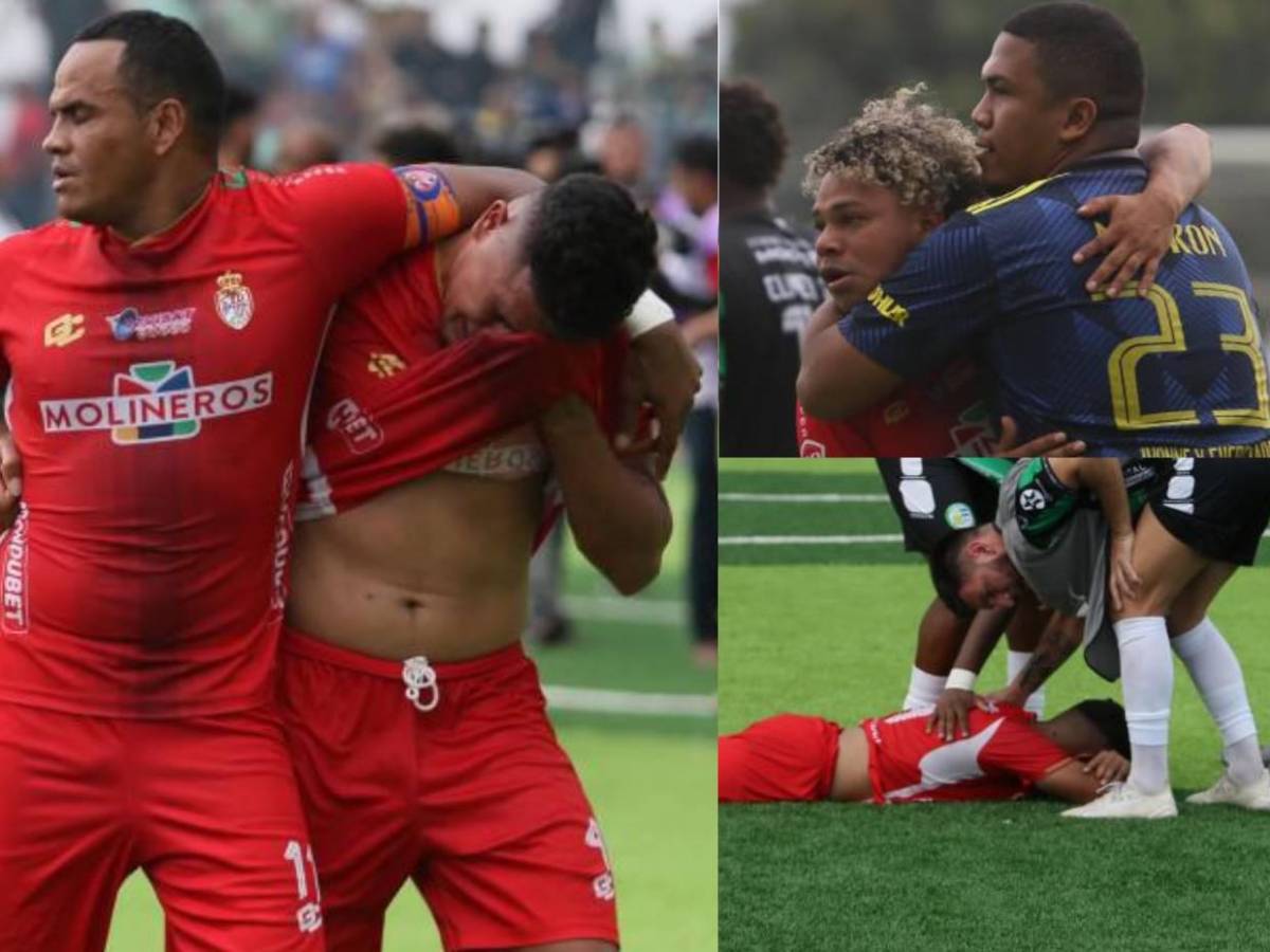 Las tristes y dolorosas imágenes de jugadores de Real Sociedad tras el descenso de Liga Nacional