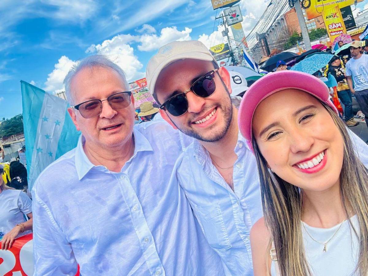 Personalidades hondureñas que estuvieron en la caminata de las iglesias