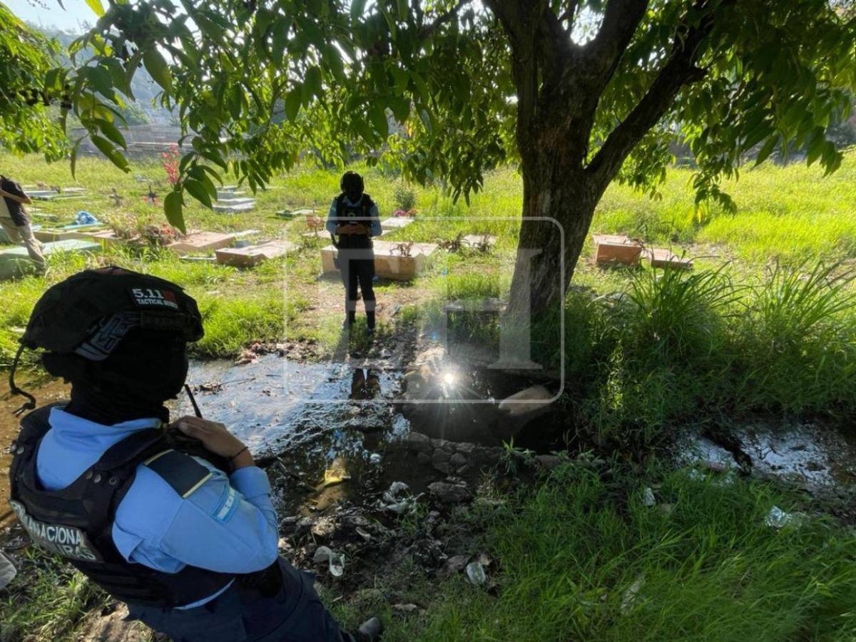 Lo que se sabe del cuerpo encontrado dentro de un pozo en un cementerio de la capital