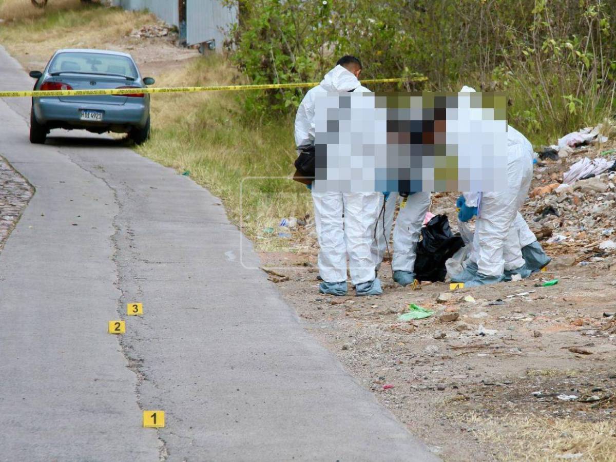 Embolsada y maniatada, hallan a una persona muerta en Nueva Aldea de la capital