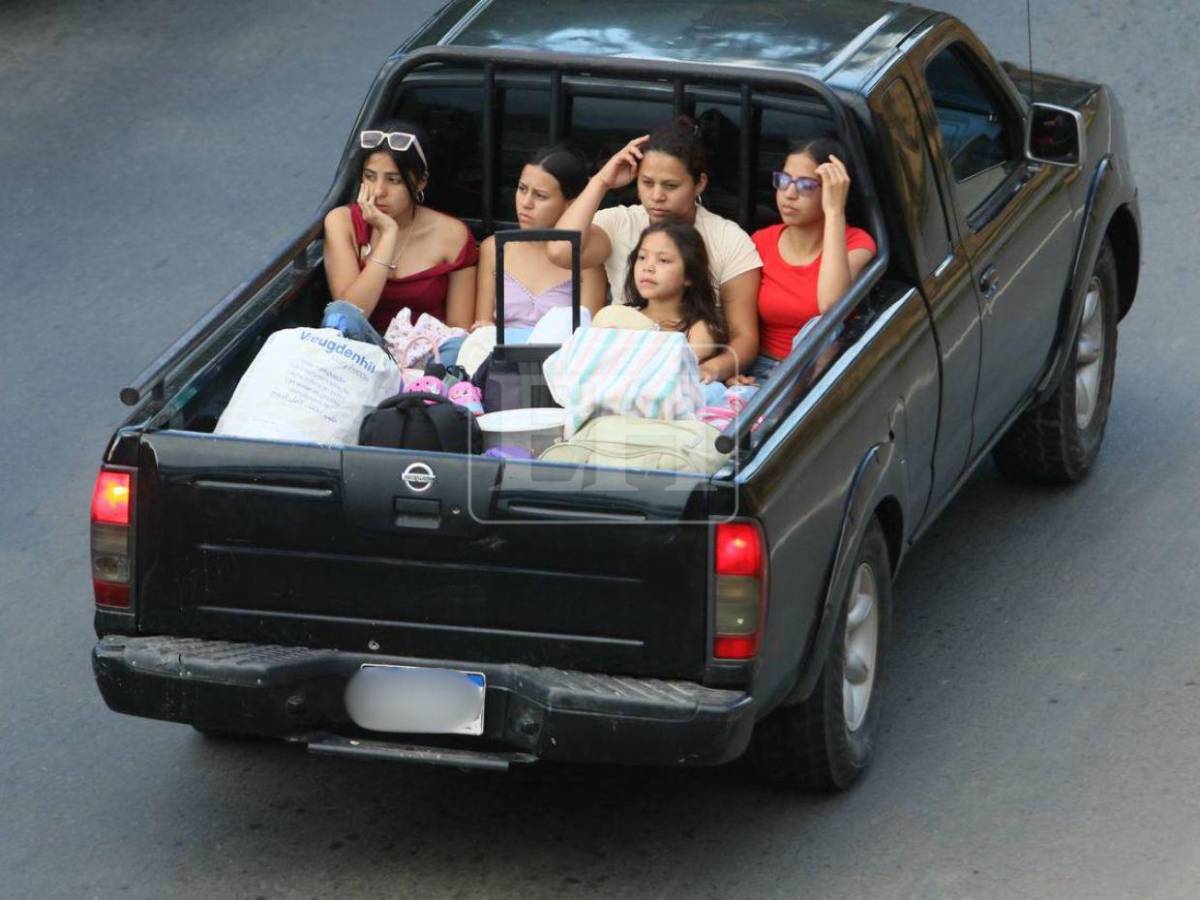 Congestión vial en salida al norte por masivo retorno a la capital tras Semana Santa