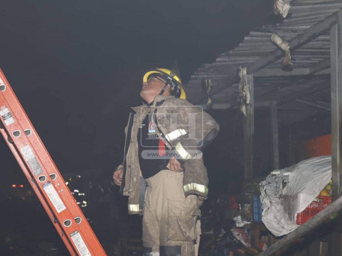 Millonarias pérdidas en Mercado Medina de SPS: Entre 60 a 100 puestos se quemaron