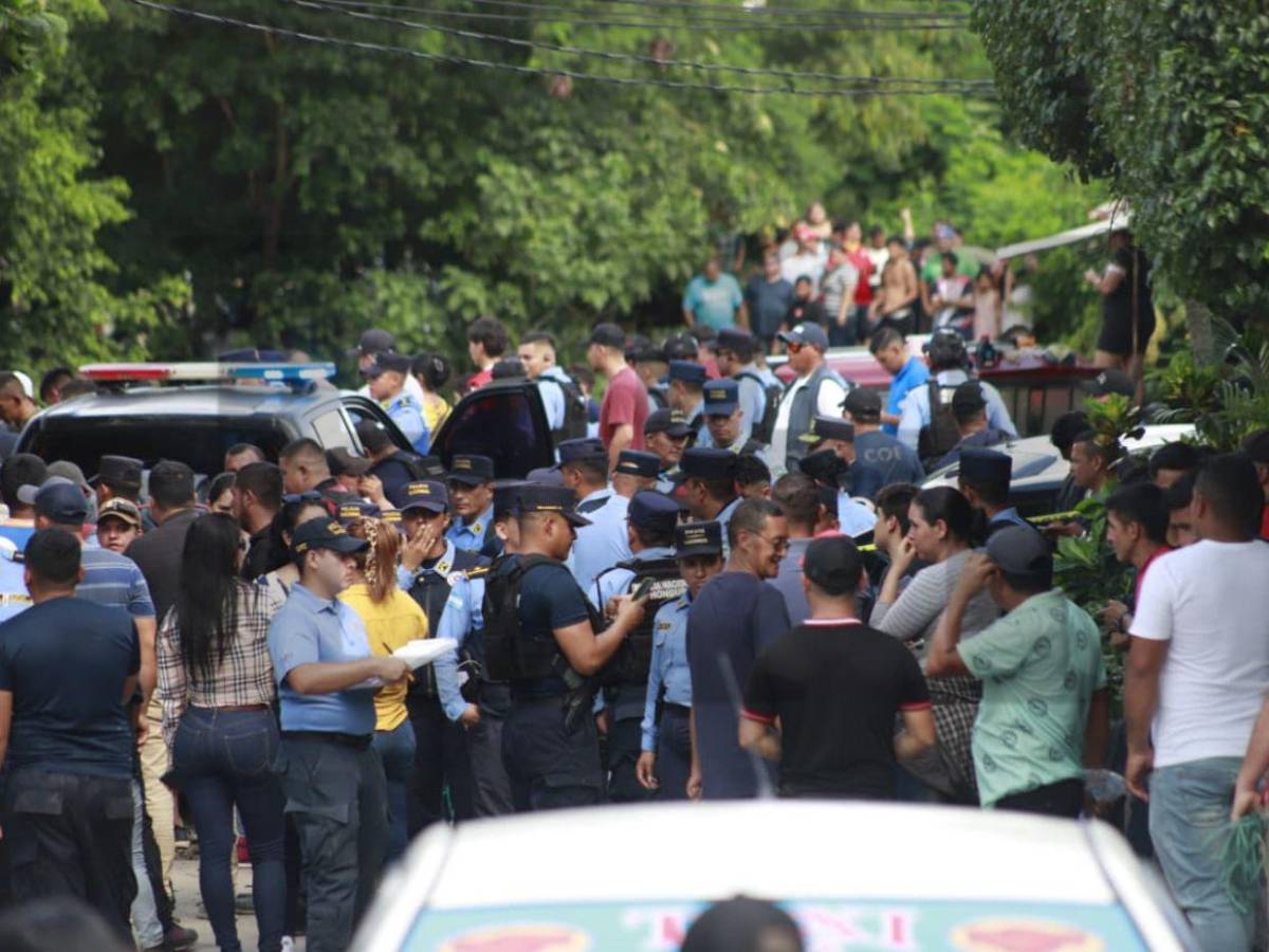 Así fue el rescate del policía que murió por salvar a niño en San Pedro Sula