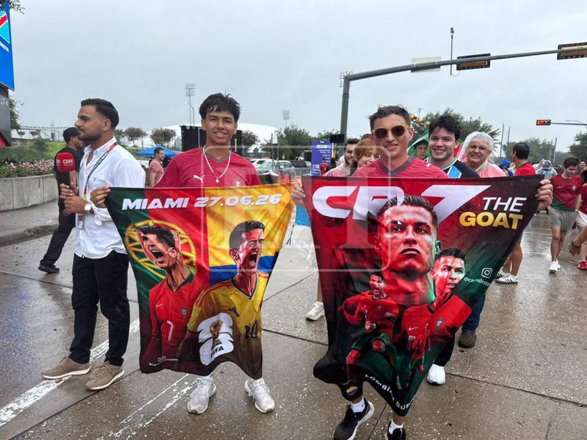 El 7 de Cristiano Ronaldo invade el Houston Stadium en impresionante marea roja