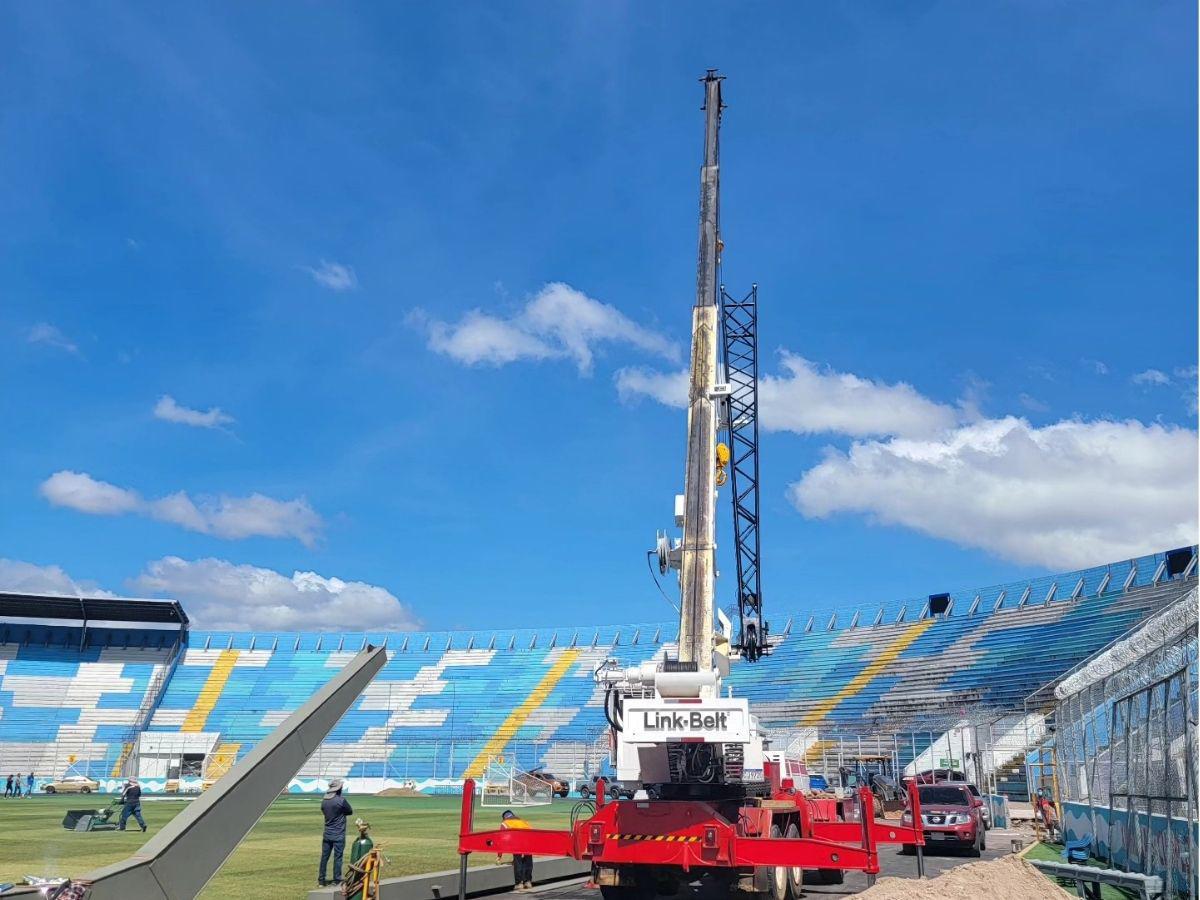 Así van los avances del estadio Nacional ya con el moderno techado