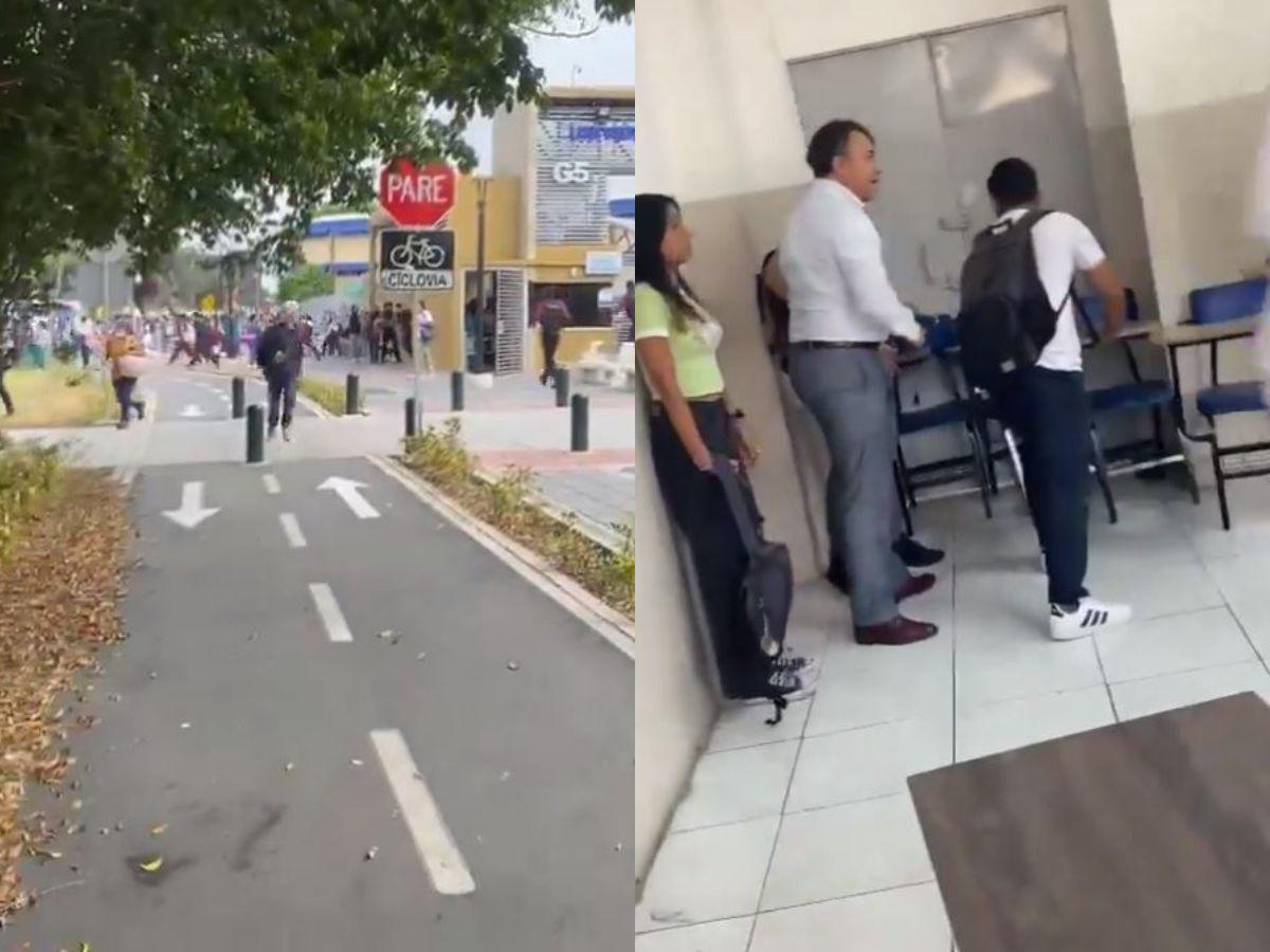 Videos: Rehenes en la Universidad de Guayaquil aumentan tensión en Ecuador