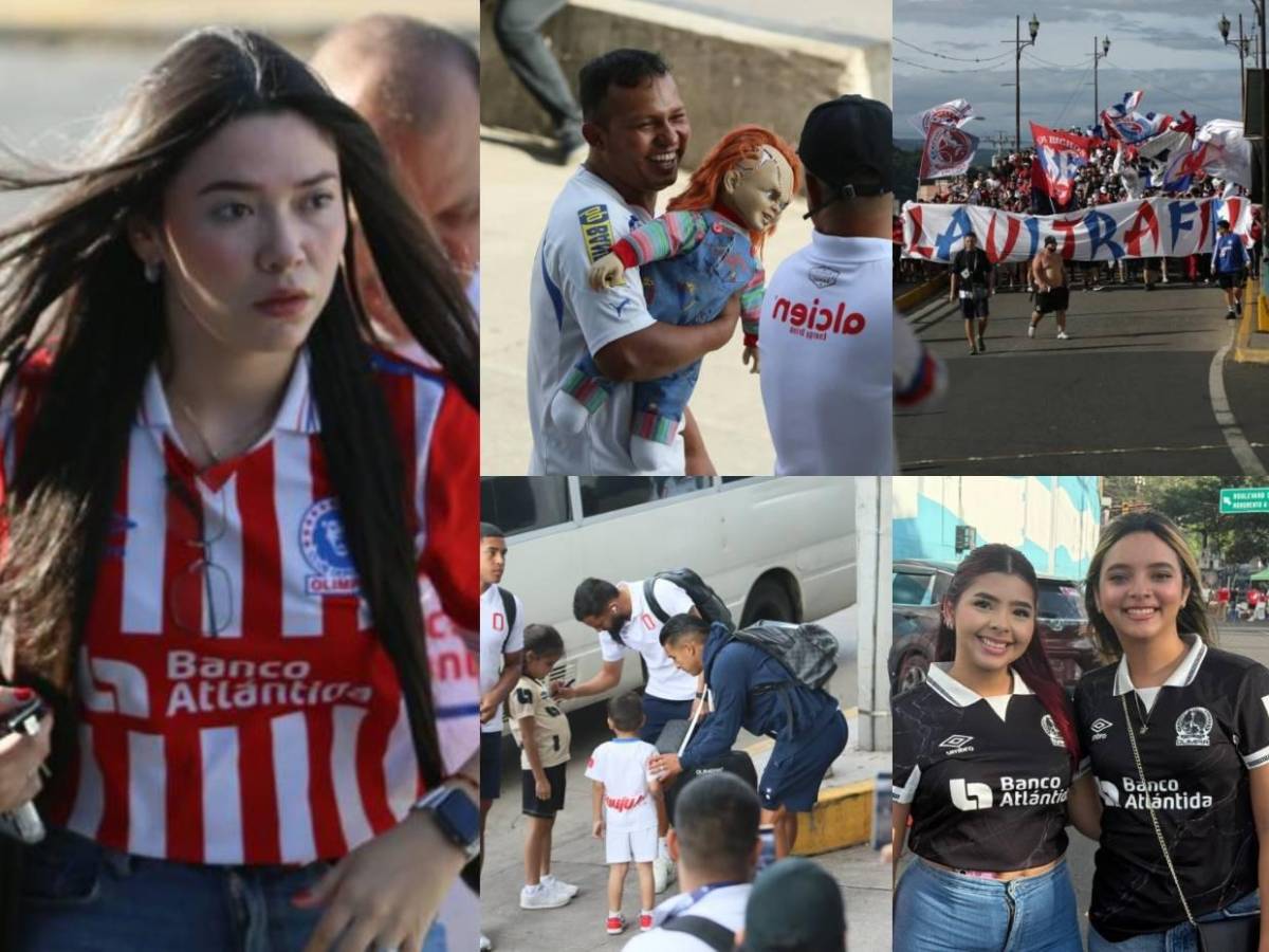 Lindas chicas, Chucky merengue y gran gesto de jugadores: Ambiente en el Olimpia vs Real España