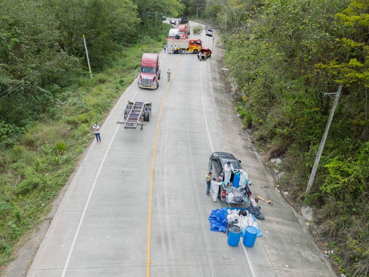 Con monitoreo por intervalos y un equipo especial, avanza limpieza por cianuro en Quimistán