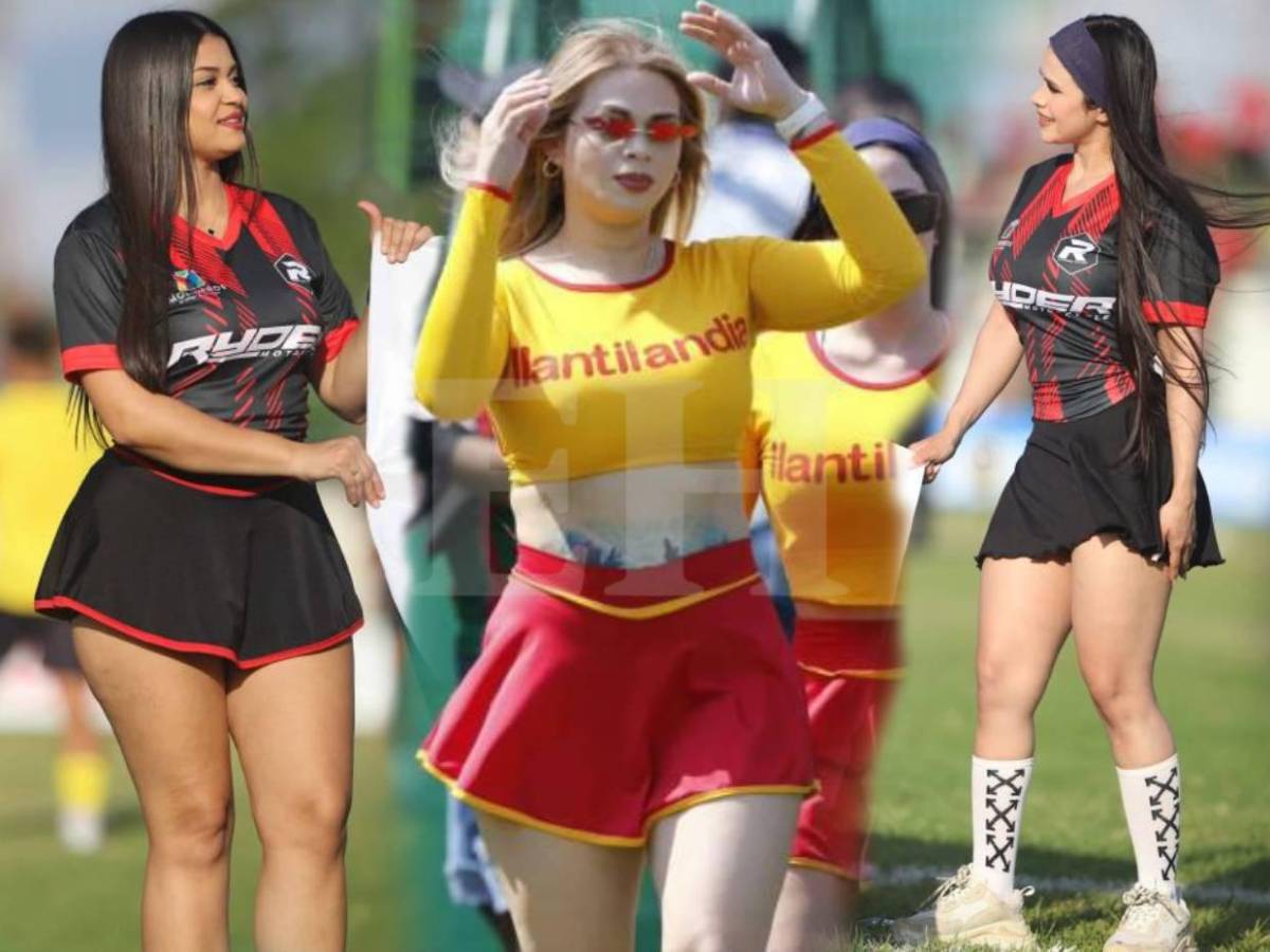 Las bellas chicas que engalanaron en inicio de jornada de Liga Nacional