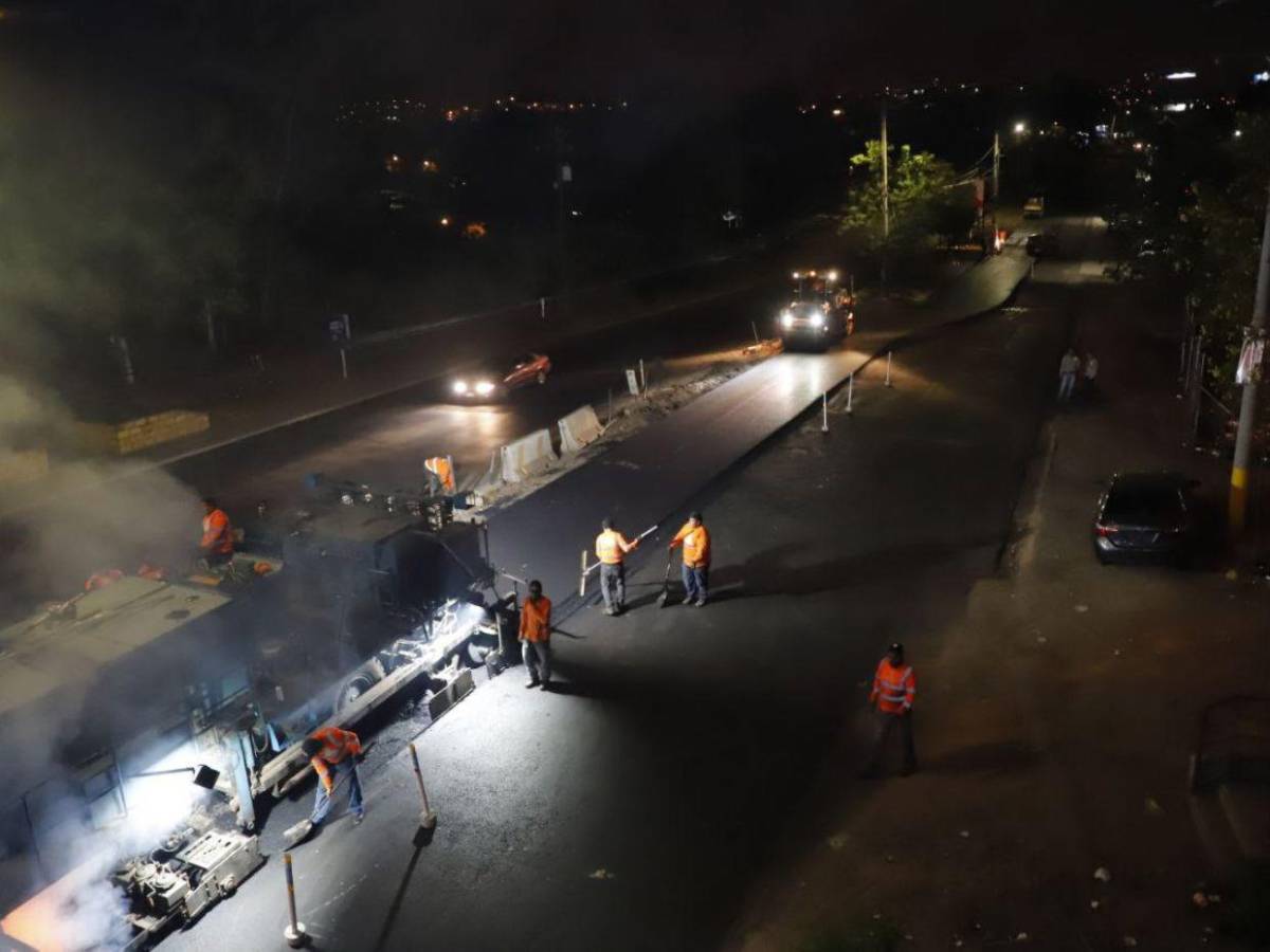 Se agiliza reconstrucción nocturna del Fuerzas Armadas con los “dragones”