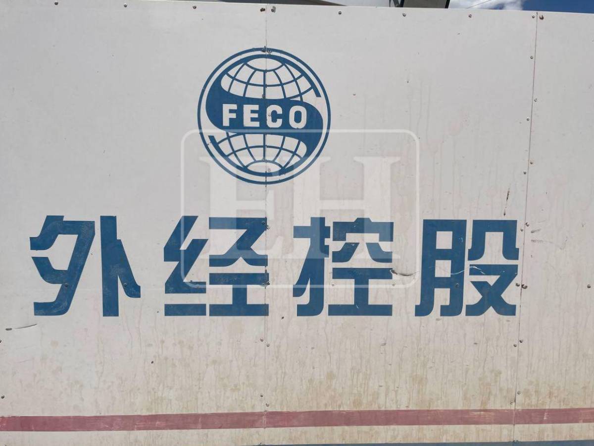 Así luce actualmente el hospital que se construye en Choluteca con personal chino