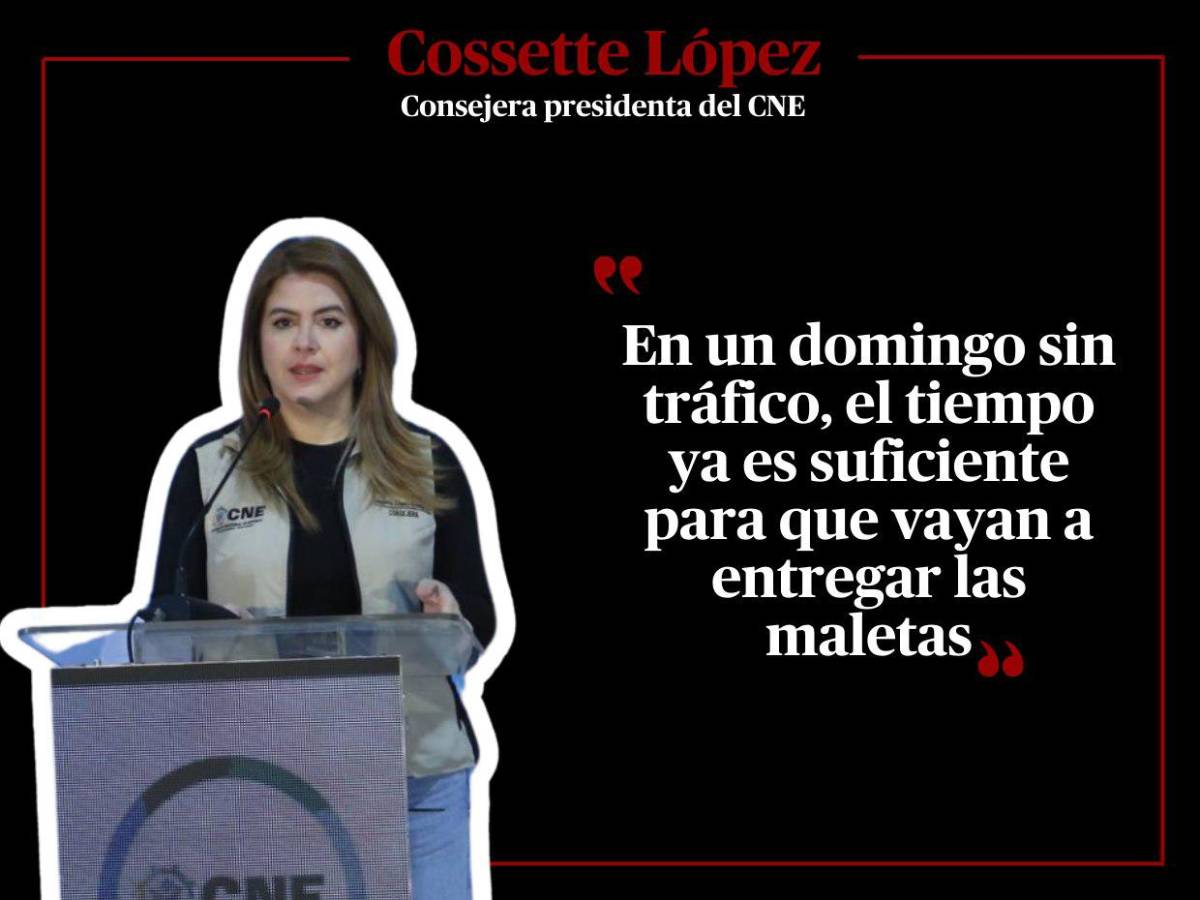 Maletas electorales fueron llevadas a “pasear” y estacionadas en la calle, asegura Cossette López
