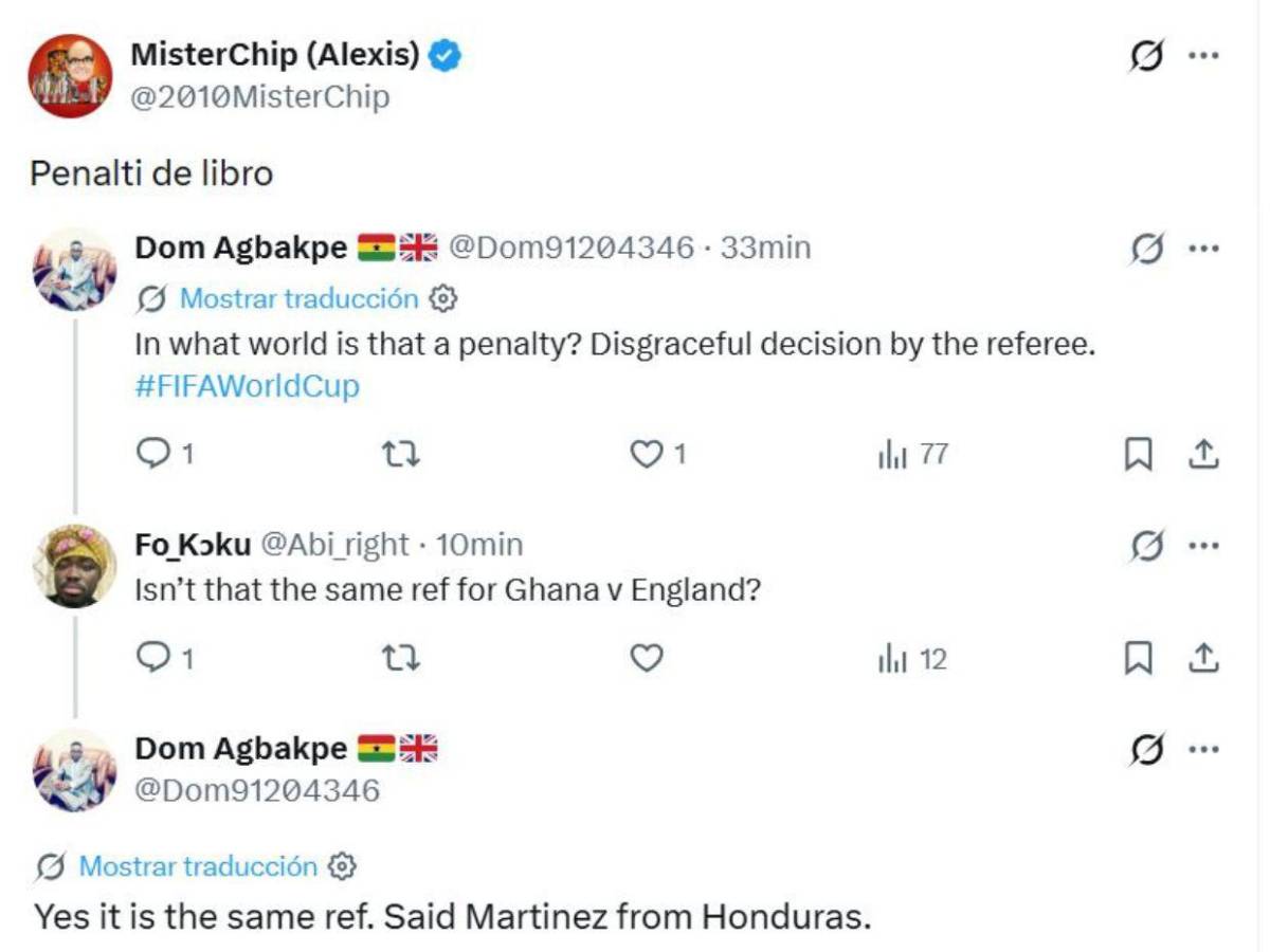 Africanos atizan contra Saíd Martínez por penal sancionado; redes explotan por su decisión