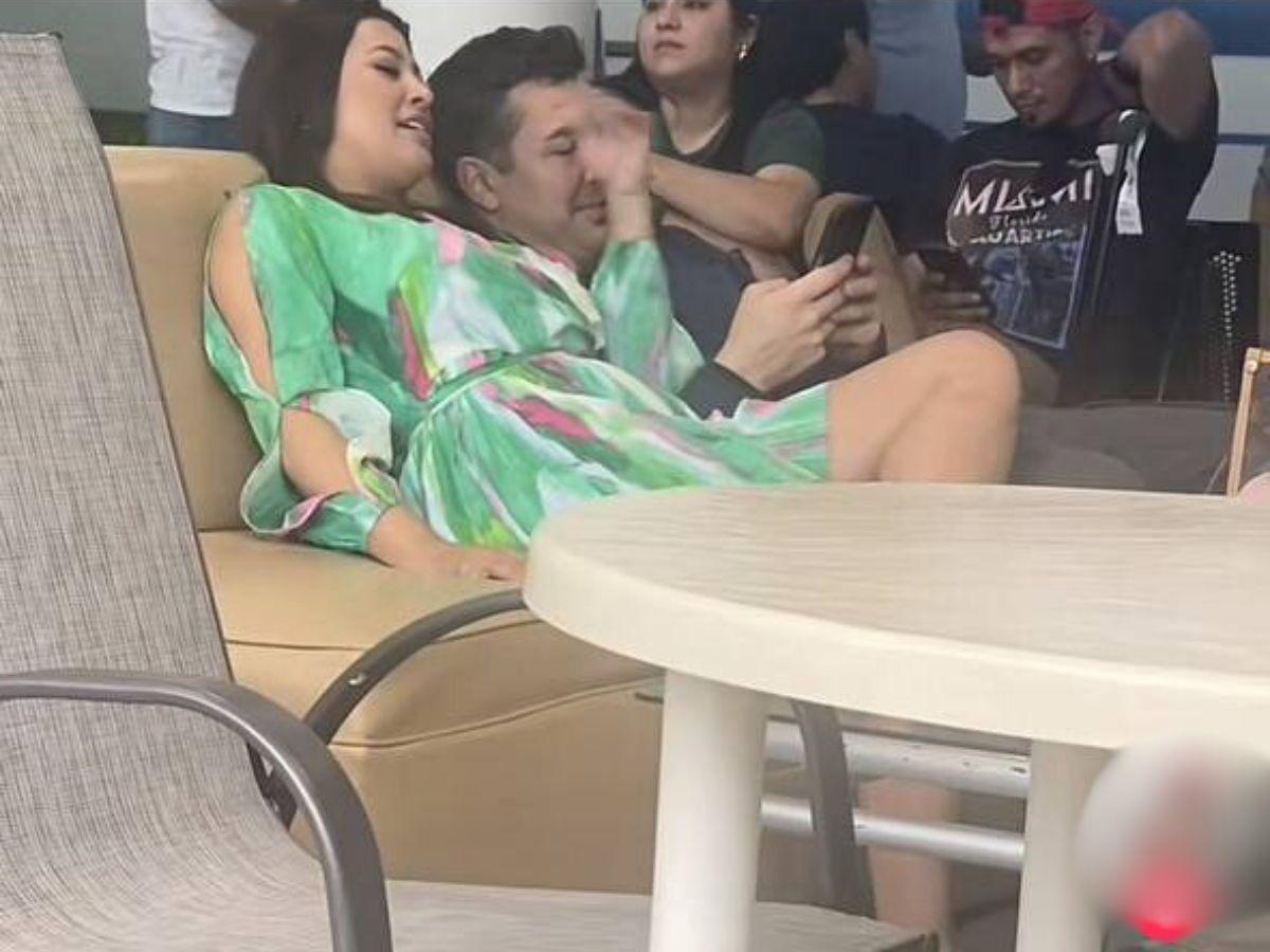 ¿Se acabó el amor? Novio de Milagro Flores es captado ignorándola por estar en su celular