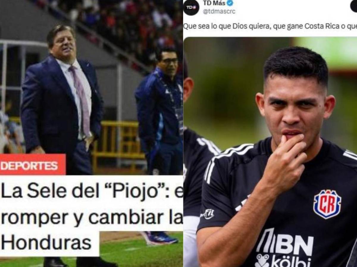 Así 'calientan' los medios de Costa Rica la previa del partido ante Honduras