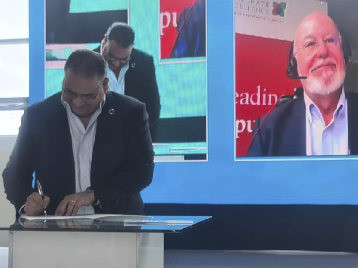 De esta manera, se firmo la alianza con Corporate Excellence un laboratorio especialista en acelerar el conocimiento.