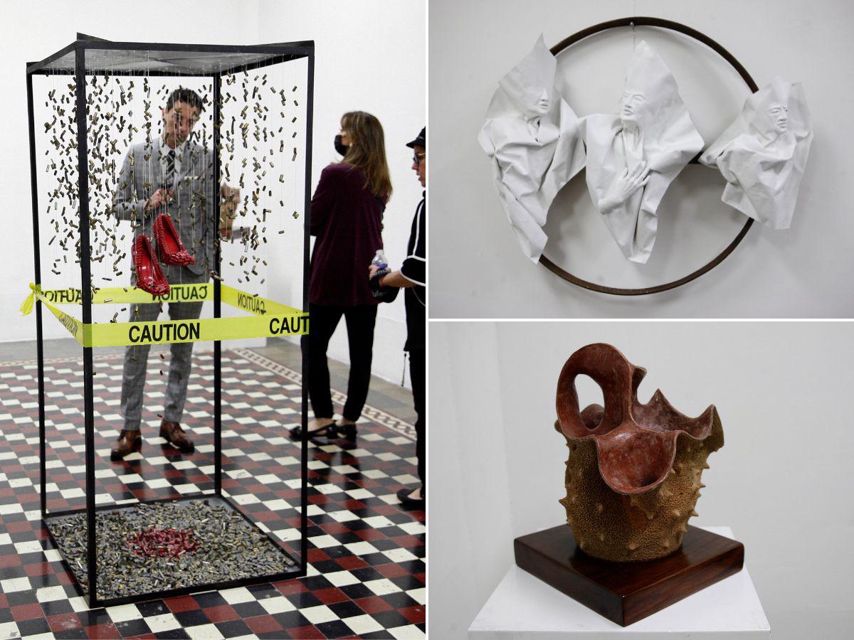 Raquel Sauceda y Pastor Sabillón, premios de la XIX Bienal de Escultura y Cerámica del IHCI