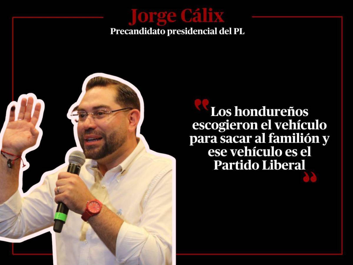 “Me pondré a trabajar día y noche para que el partido llegue al poder”: Frases de Jorge Cálix