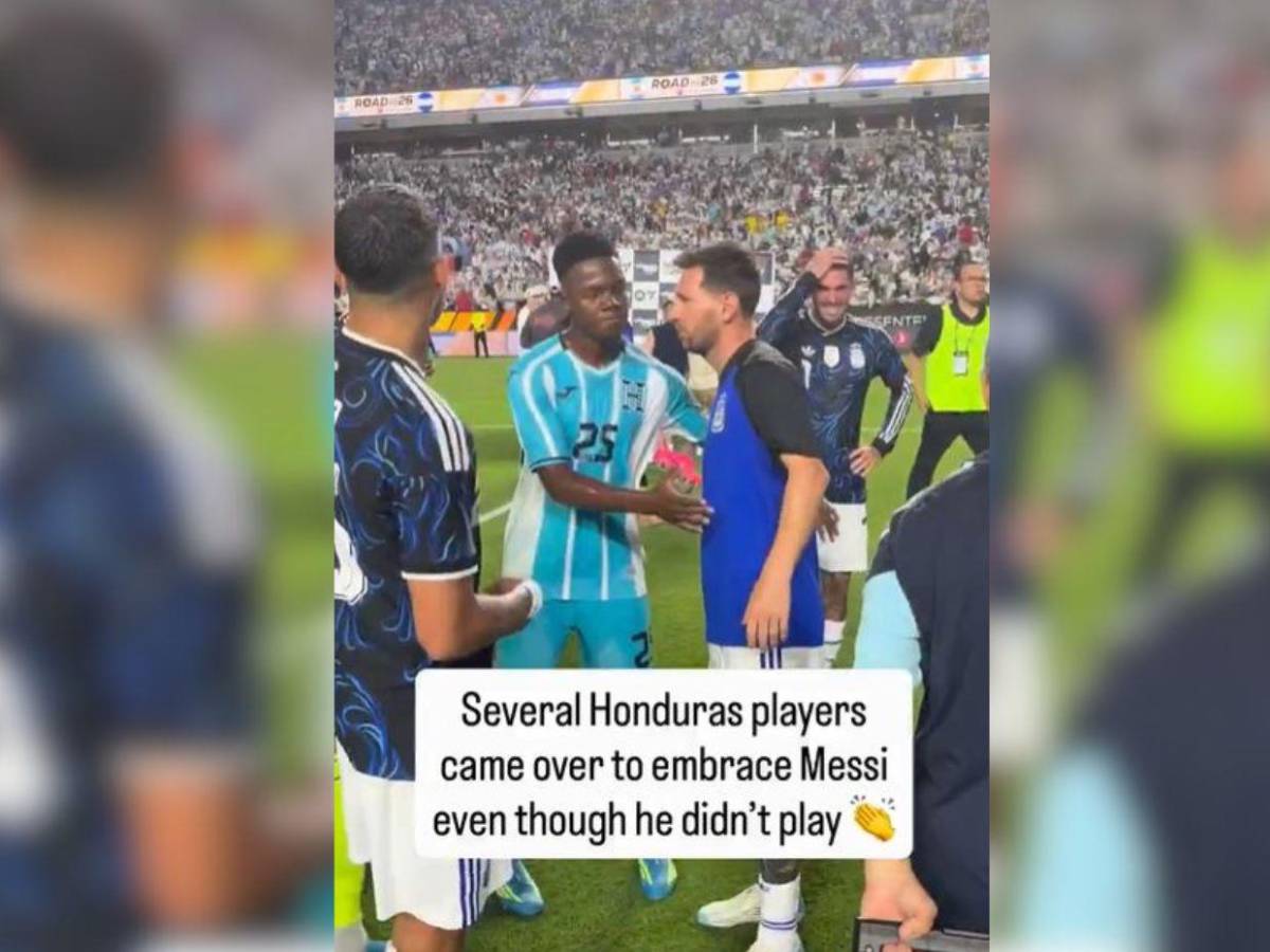 ¿Y ahora qué pasó? La decisión que tomó Messi con los jugadores de Honduras