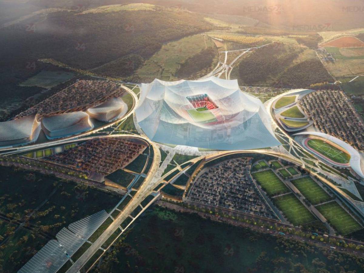 Así será el estadio que busca acoger la final del Mundial 2030: el más grande del planeta
