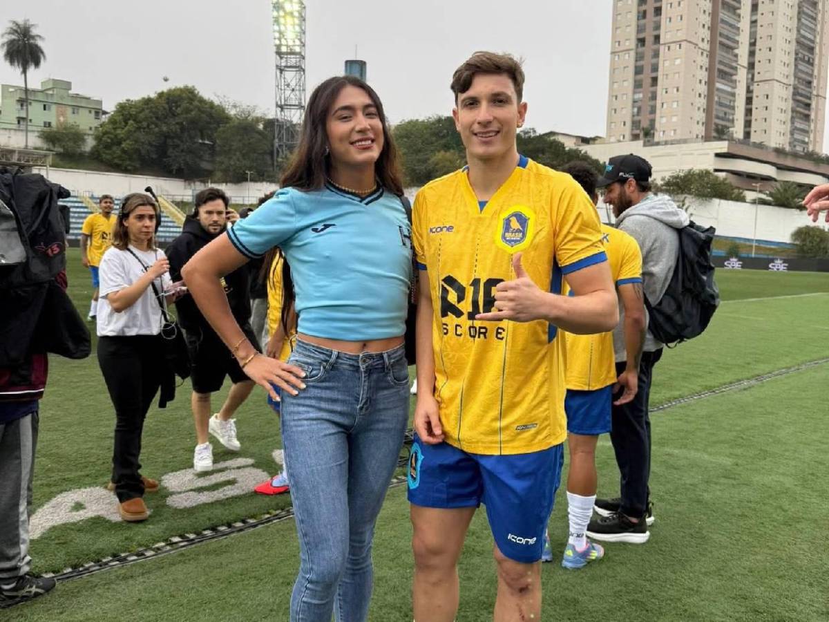 La Bicha y Alejandra Rubio robaron miradas: Bellas chicas en partido de tiktokers Honduras-Brasil