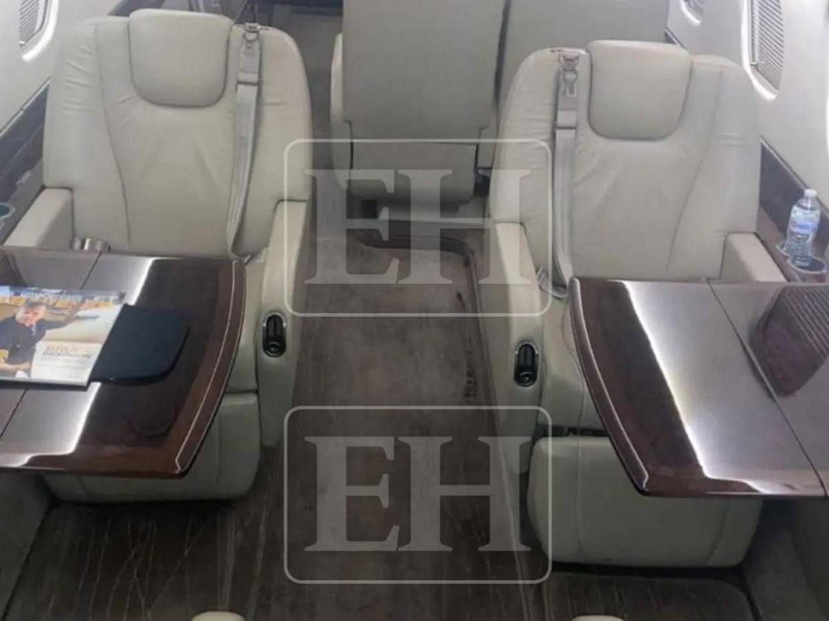 Será convertido en taxi aéreo: así es el interior del ex avión presidencial vendido por Honduras