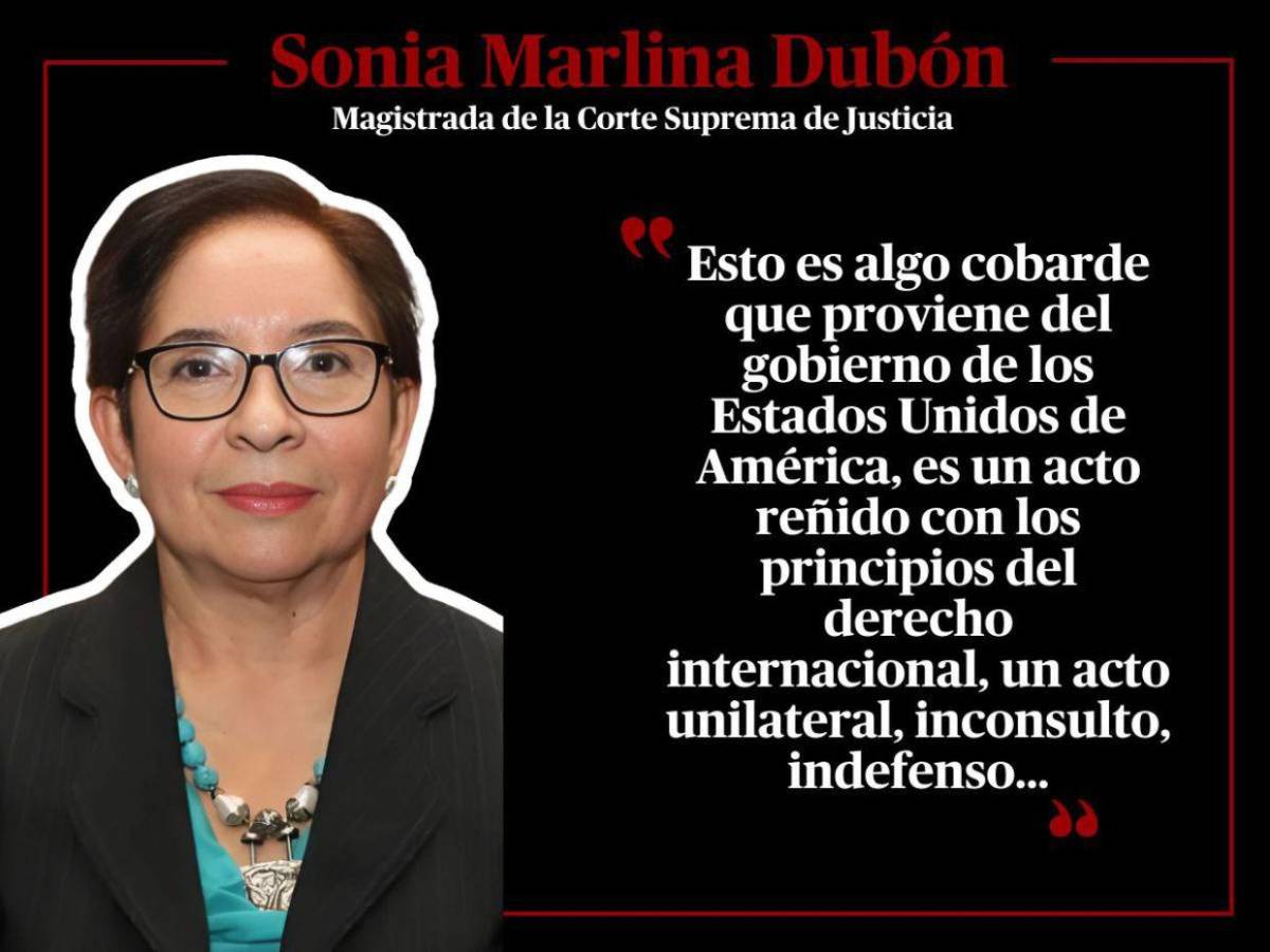 “Exijo que presente una prueba”: las frases de Sonia Marlina Dubón tras inclusión en Lista Engel