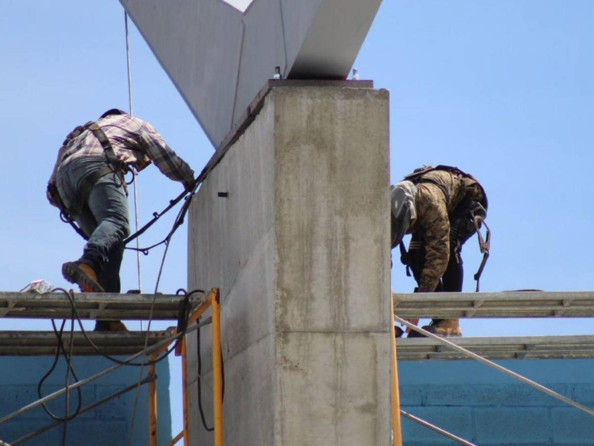 Comienzan a instalar techo en el Estadio Nacional: así quedará tras la remodelación