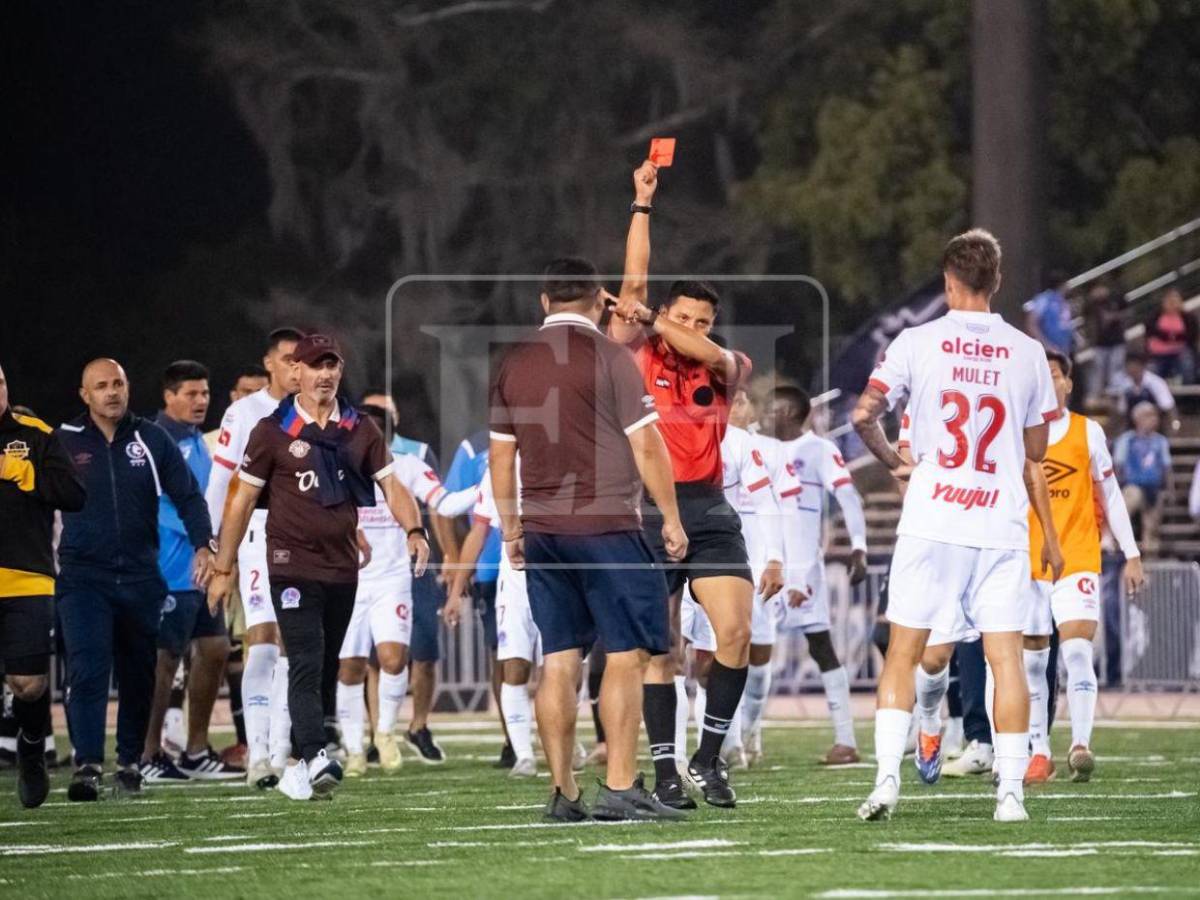 Fotos: Jugadores de Motagua y Olimpia protagonizan zafarrancho en EE UU