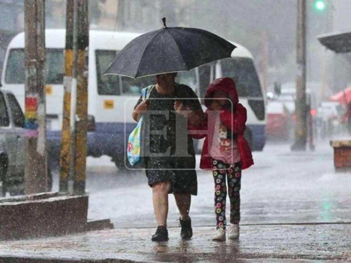 Estos son los departamentos donde se esperan lluvias este sábado 13 de junio; SPS en vigilancia