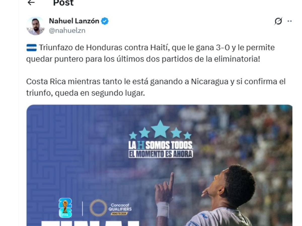 Honduras golea a Haití: Lo que dicen los medios y periodistas tras el triunfo en eliminatoria