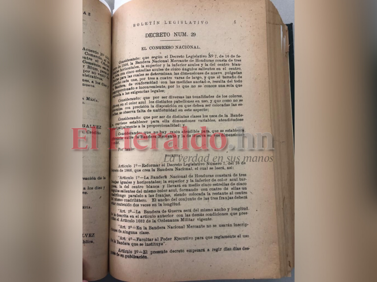 Esta es una imagen del decreto emitido en el gobierno de Gálvez, el 1949.