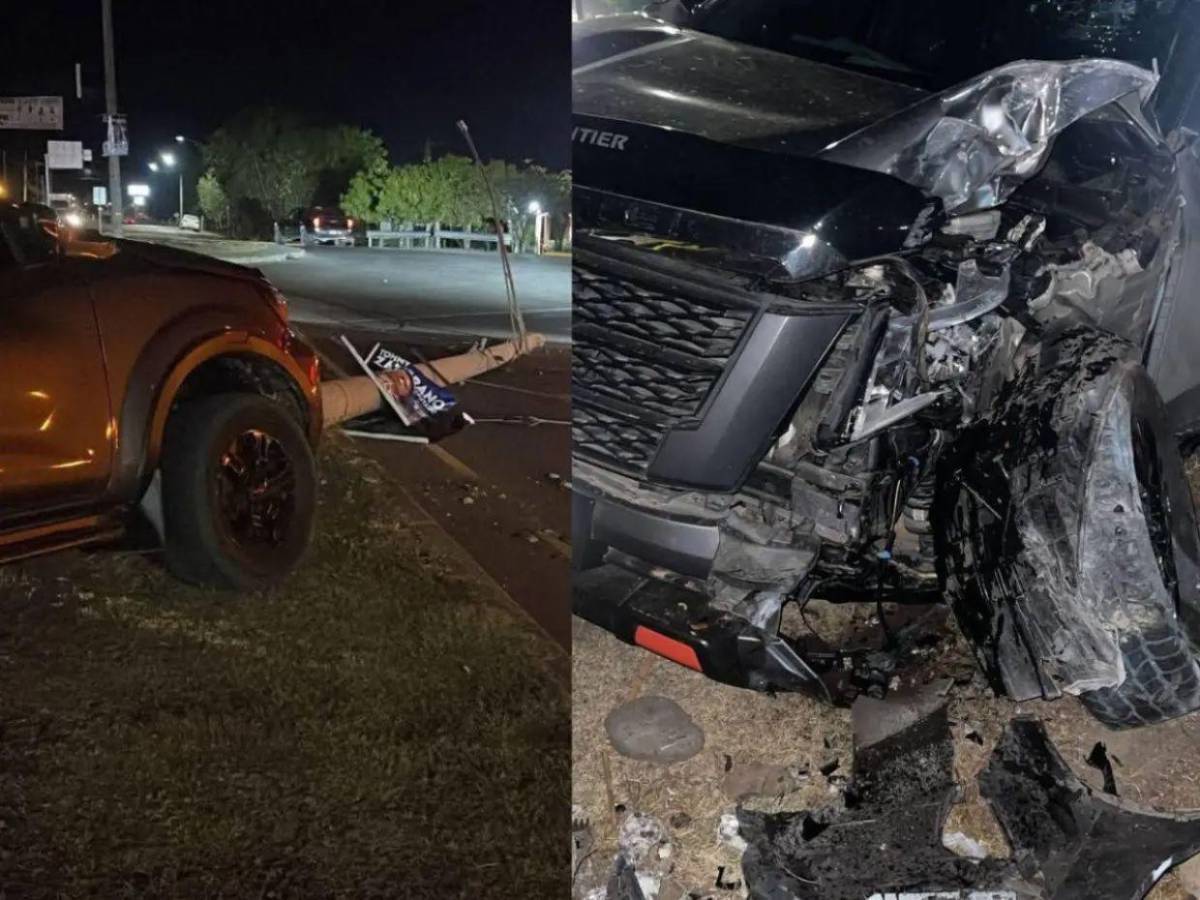 Thalía Corrales murió tras estrellarse con su pick-up en San Lorenzo; su vehículo quedó destruido