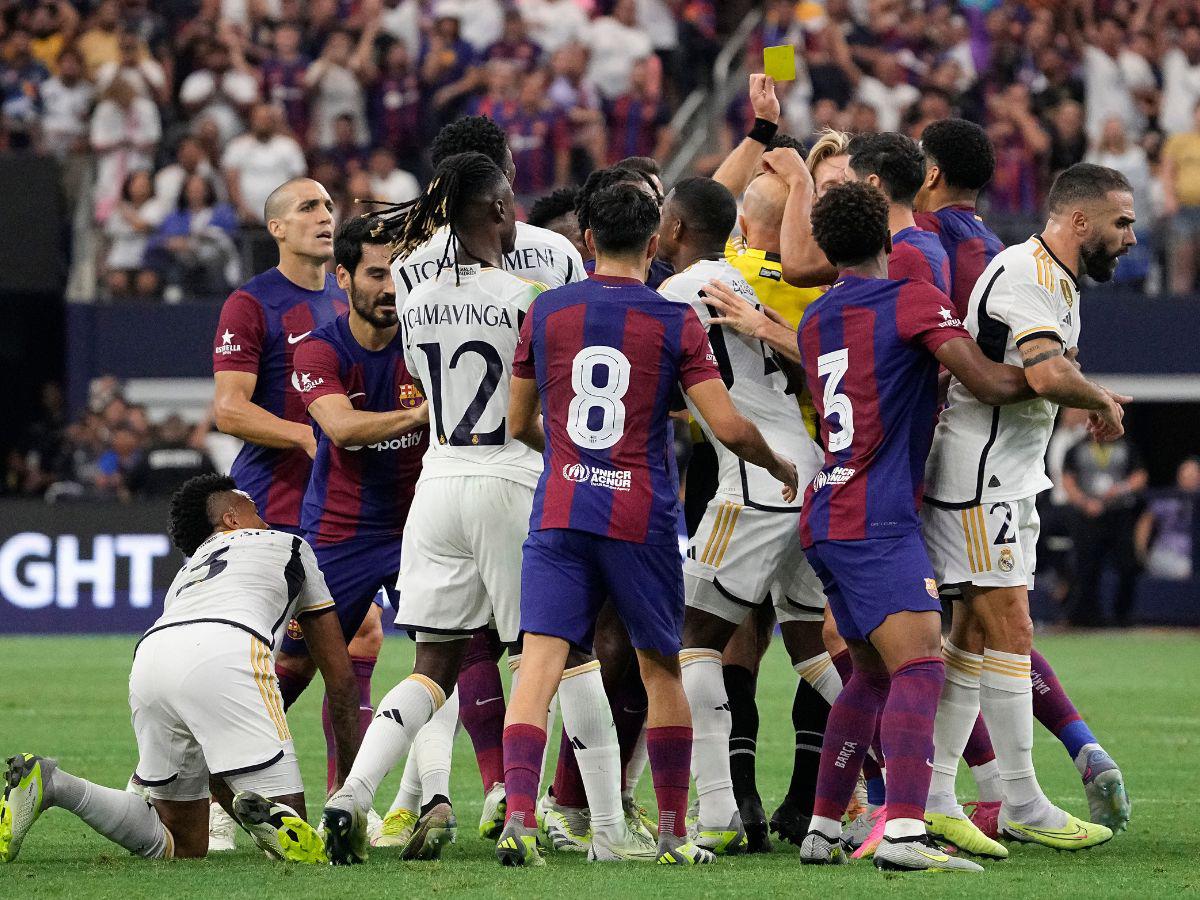 ¡Goleada en USA! Barcelona derrotó al Real Madrid y se queda con el clásico jugado en el AT&amp;T Stadium