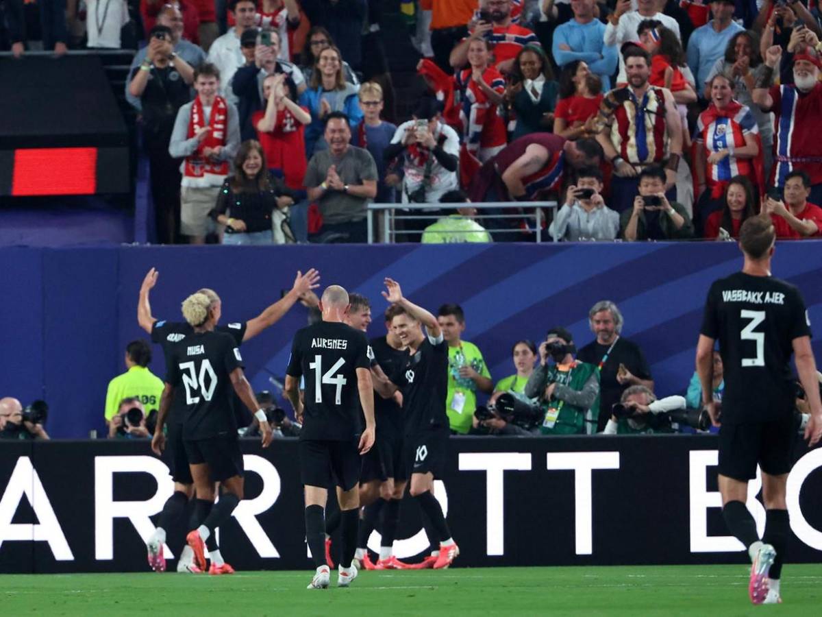 La celebración de Noruega al clasificar, tras 28 años sin jugar una Copa del Mundo