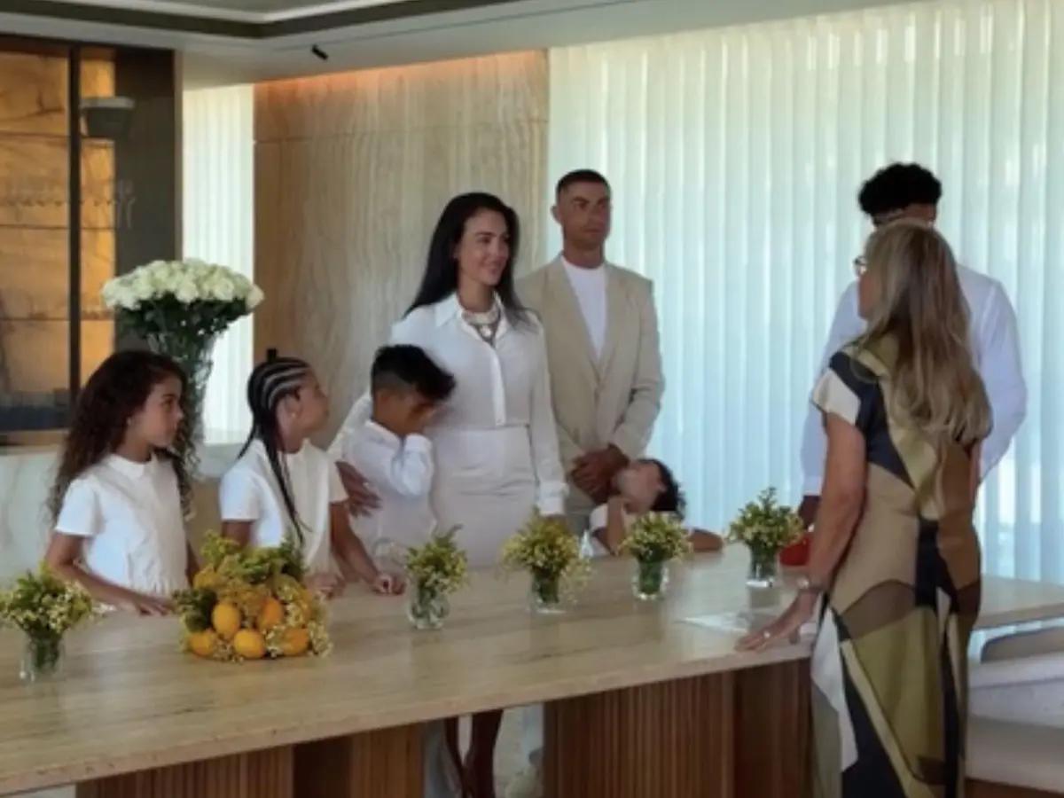 Publican primeras fotos de la boda de Cristiano Ronaldo con Georgina Rodríguez